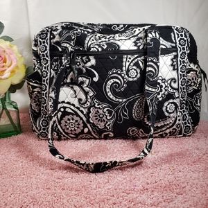 Vera Bradley Paisley  Black and White  Diaper Bag